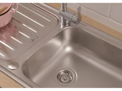 Respekta Edelstahlspüle Riverside 100 cm x 50 cm