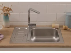 Respekta Edelstahlspüle Riverside 61,5 cm x 50 cm