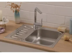 Respekta Edelstahlspüle Riverside 61,5 cm x 50 cm