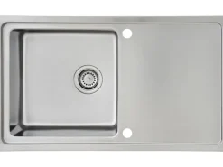 Respekta Einbauspüle Chicago 86 cm x 50 cm Edelstahl