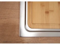 Respekta Einbauspüle Chicago 86 cm x 50 cm Edelstahl