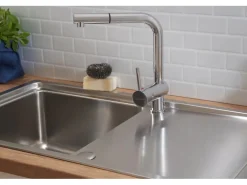 Respekta Einbauspüle Chicago 86 cm x 50 cm Edelstahl