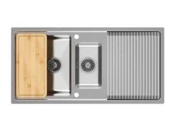 Respekta Einbauspüle Chicago100 cm x 50 cm Edelstahl