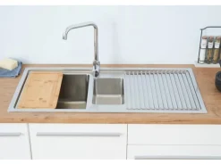 Respekta Einbauspüle Chicago100 cm x 50 cm Edelstahl