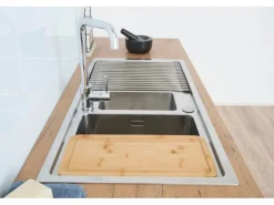 Respekta Einbauspüle Chicago100 cm x 50 cm Edelstahl