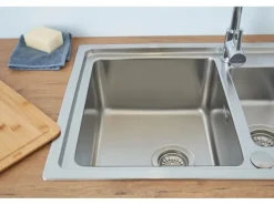 Respekta Einbauspüle Chicago100 cm x 50 cm Edelstahl