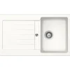 Respekta Einbauspüle Massivgranit Austin 100 cm x 50 cm Weiß