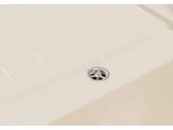 Respekta Einbauspüle Massivgranit Austin 86 cm x 50 cm Vanille