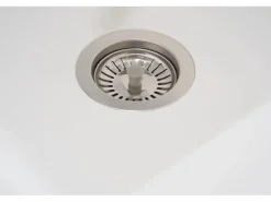 Respekta Einbauspüle Mineralite Boston 86 cm x 50 cm Weiß