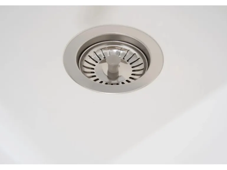 Respekta Einbauspüle Mineralite Boston 86 cm x 50 cm Weiß