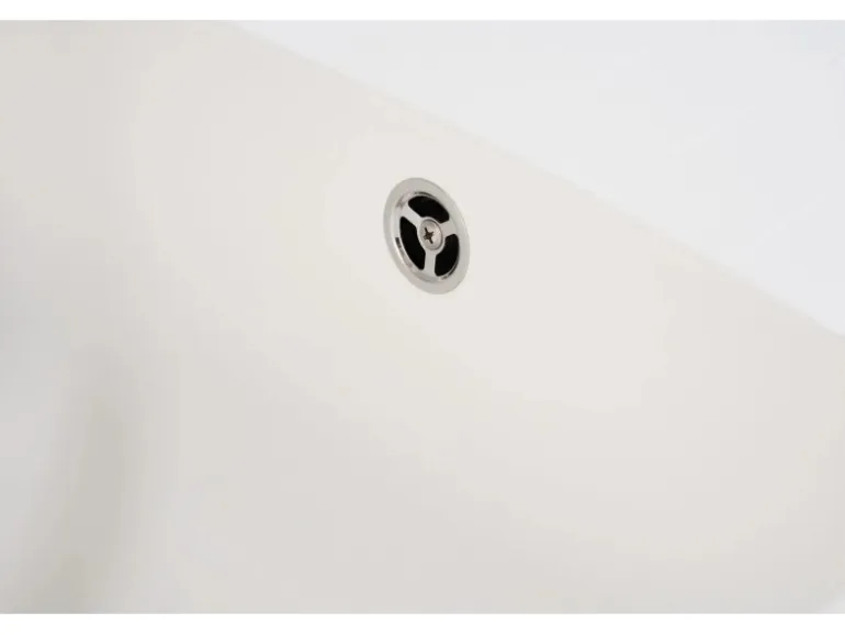 Respekta Einbauspüle Mineralite Boston 86 cm x 50 cm Weiß