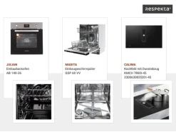 Respekta Inselküche Gabriel 320 cm mit Muldenlüfter Grau Hochglanz