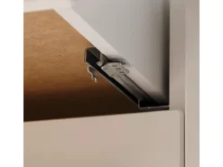 Respekta Inselküche Gabriel 290 cm Weiß Hochglanz