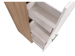 Respekta Küchen-Apothekerschrank Merle 30 cm Weiß