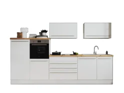 Respekta Küchen-Doppelblock Gabriel 200 cm x 320 cm x 60 cm Weiß