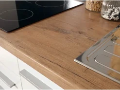 Respekta Küchen-Doppelblock Gabriel 200 cm x 320 cm x 60 cm Grau