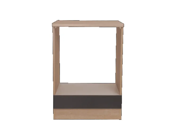 Respekta Küchen-Herdumbauschrank Merle 60 cm Grau