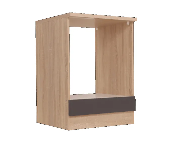 Respekta Küchen-Herdumbauschrank Merle 60 cm Grau