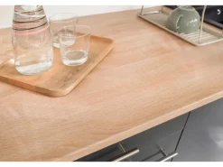 Respekta Küchenmöbel-Set 13 Merle 150 cm Grau