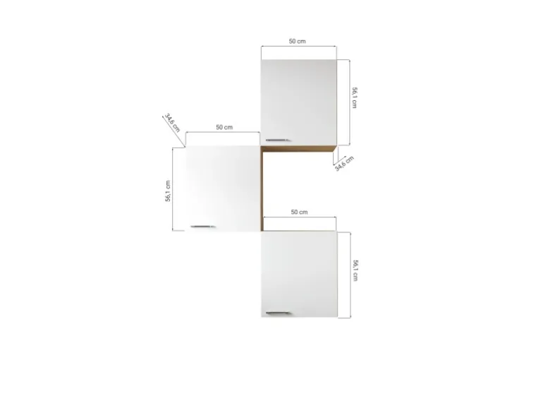 Respekta Küchenmöbel-Set 8 Merle 100 cm Schwarz