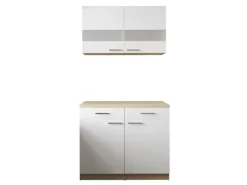 Respekta Küchenmöbel-Set 9 Merle 100 cm Weiß