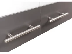 Respekta Küchenmöbel-Set 3 Merle 100 cm Grau