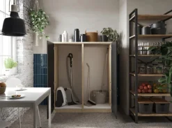 Respekta Küchenmöbel-Set 11 Merle 120 cm Schwarz