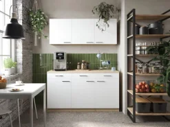 Respekta Küchenmöbel-Set 12 Merle 150 cm Weiß