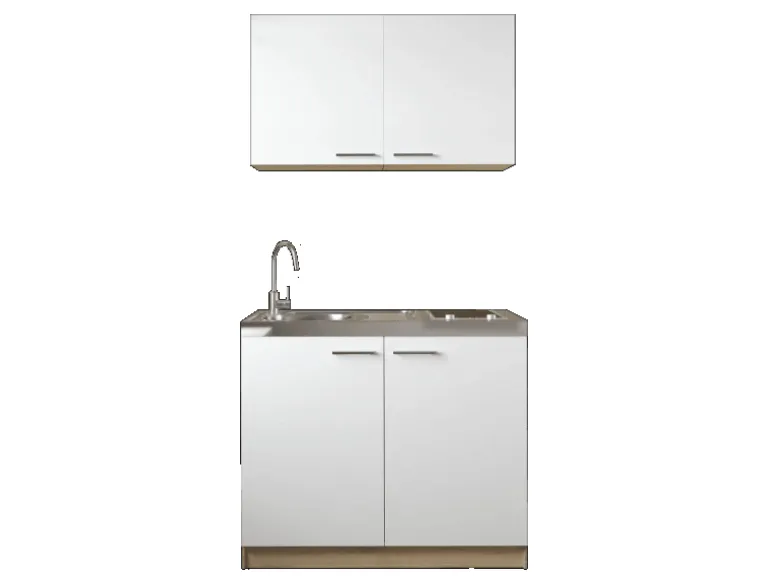 Respekta Küchenmöbel-Set 4 Merle 100 cm Weiß