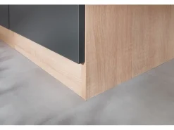 Respekta Küchenmöbel-Set 11 Merle 120 cm Grau