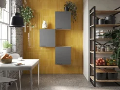 Respekta Küchenmöbel-Set 8 Merle 100 cm Grau