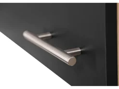 Respekta Küchenmöbel-Set 12 Merle 150 cm Schwarz