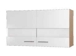 Respekta Küchen-Oberschrank Merle 100 cm Weiß