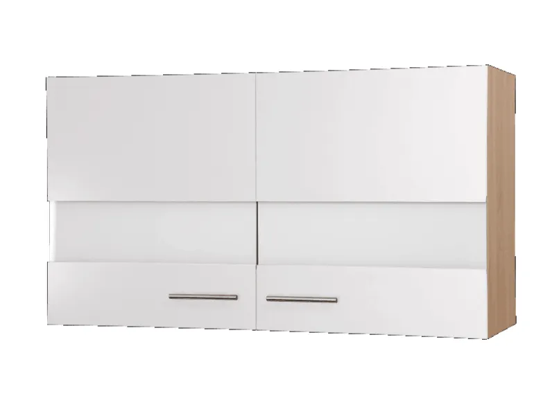 Respekta Küchen-Oberschrank Merle 100 cm Weiß