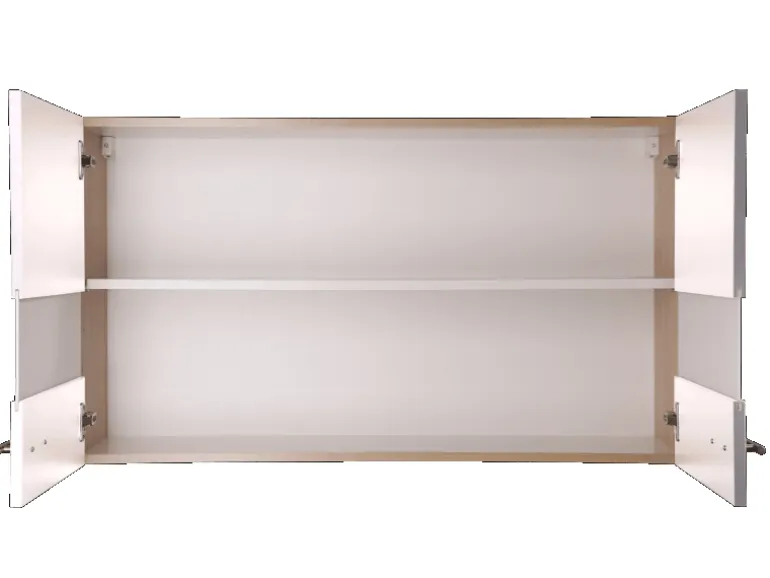 Respekta Küchen-Oberschrank Merle 100 cm Weiß