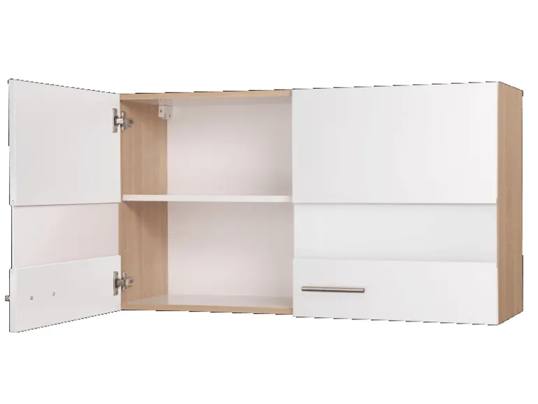 Respekta Küchen-Oberschrank Merle 100 cm Weiß