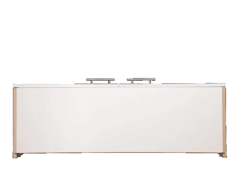 Respekta Küchen-Oberschrank Merle 100 cm Weiß