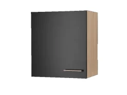 Respekta Küchen-Oberschrank Merle 50 cm Schwarz