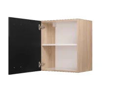 Respekta Küchen-Oberschrank Merle 50 cm Schwarz