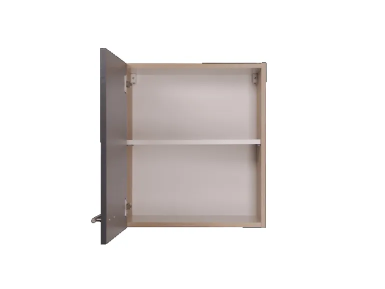 Respekta Küchen-Oberschrank Merle 50 cm Grau