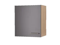 Respekta Küchen-Oberschrank Merle 50 cm Grau
