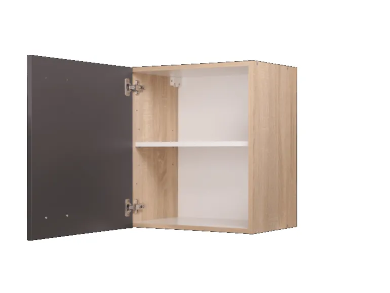 Respekta Küchen-Oberschrank Merle 50 cm Grau