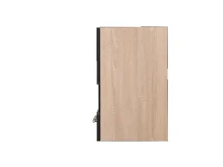 Respekta Küchen-Oberschrank Merle 110 cm Schwarz