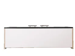 Respekta Küchen-Oberschrank Merle 110 cm Schwarz