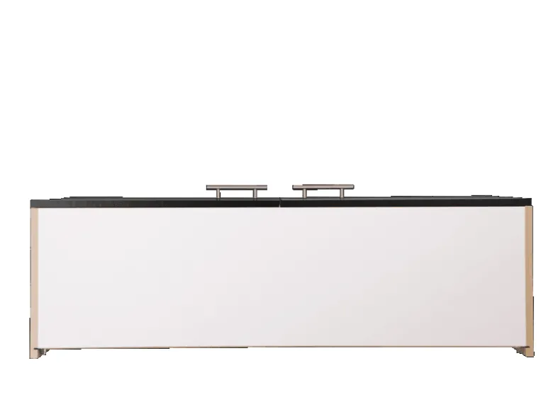 Respekta Küchen-Oberschrank Merle 110 cm Schwarz