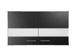 Respekta Küchen-Oberschrank Merle 100 cm Schwarz