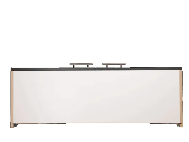 Respekta Küchen-Oberschrank Merle 100 cm Schwarz