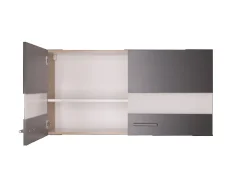 Respekta Küchen-Oberschrank Merle 110 cm Grau