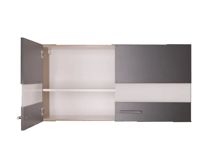 Respekta Küchen-Oberschrank Merle 110 cm Grau