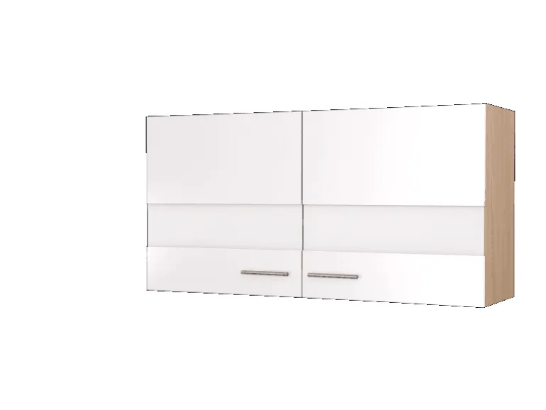 Respekta Küchen-Oberschrank Merle 110 cm Weiß